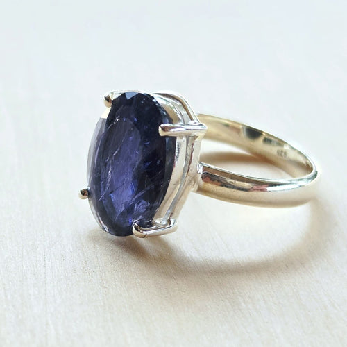 Iolite Faceted Ring | Inner Compass
