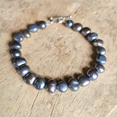 Keshi Pearl Bracelet | Blue