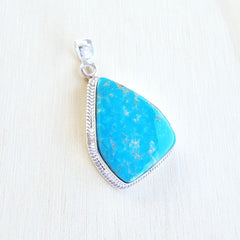 Kingman Turquoise Pendant | Earth & Sky Union