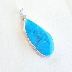 Kingman Turquoise Pendant | Whispers Of The Horizon