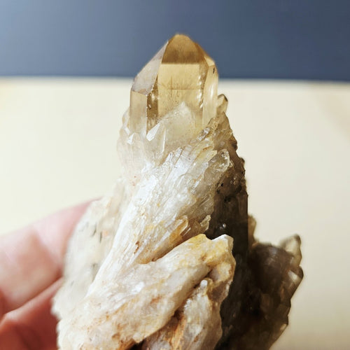 Kundalini Citrine Cluster | Golden Ascension