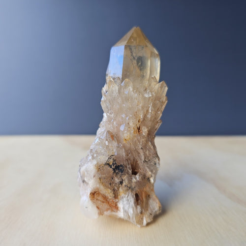 Kundalini Citrine Cluster | Golden Ascension