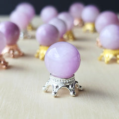 Kunzite Mini Spheres | Lilac Crown