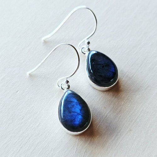 Labradorite Earrings | Celestial gate