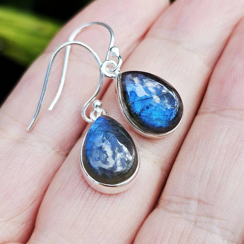 Labradorite Earrings | Celestial gate