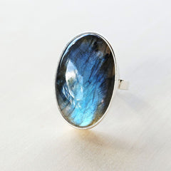 Labradorite Ring | Aurora Essence