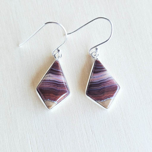 Laguna Lace Agate Earrings | Bands Of Balance