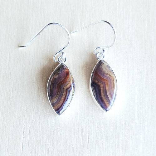 Laguna Lace Agate Earrings | Ground Your Energy