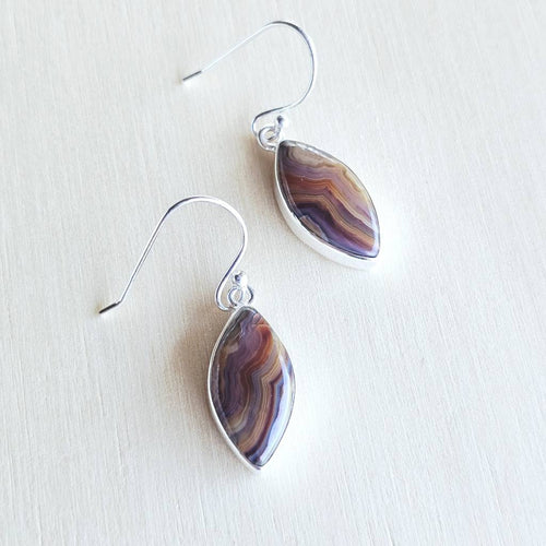 Laguna Lace Agate Earrings | Ground Your Energy
