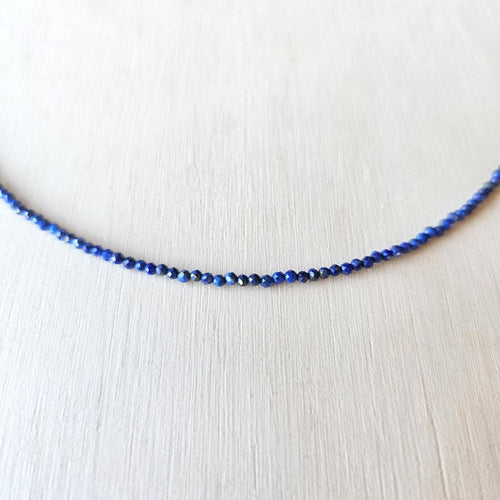 Lapis Lazuli Faceted Necklace | Self Expression