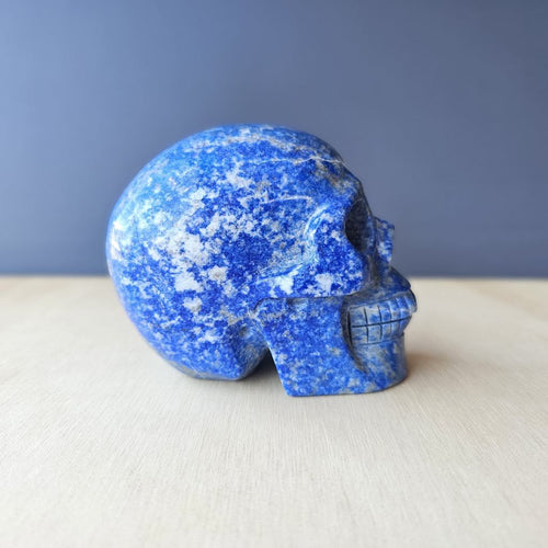 Lapis Lazuli Skull | The Blue Oracle Guardian