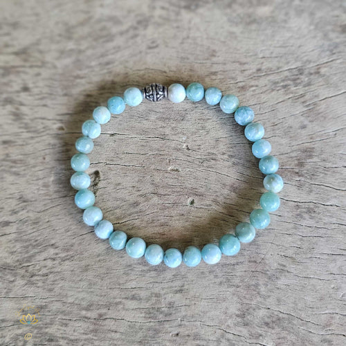 Larimar Bracelet | 6mm Beads