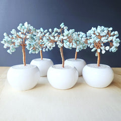 Larimar Crystal Tree | Little Pot Of Serenity