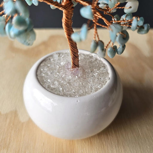 Larimar Crystal Tree | Tree Of Serenity