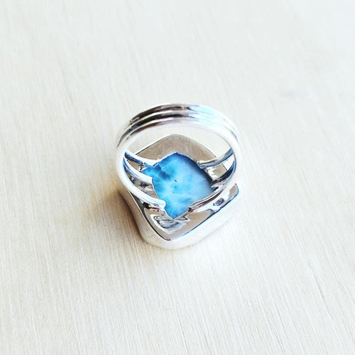 Larimar Ring | Ocean Goddess