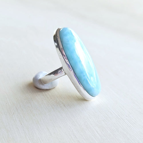 Larimar Ring | Sea Goddess