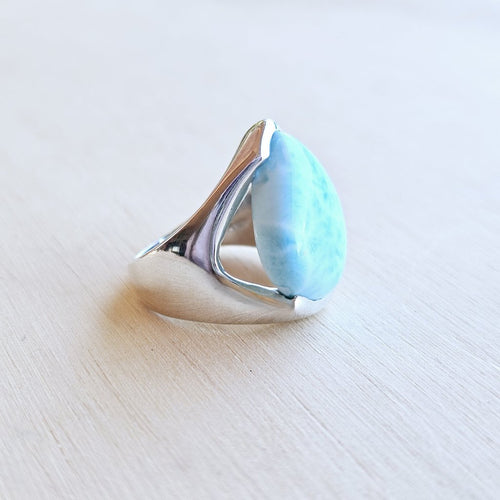 Larimar Ring | Voice Of The Sea