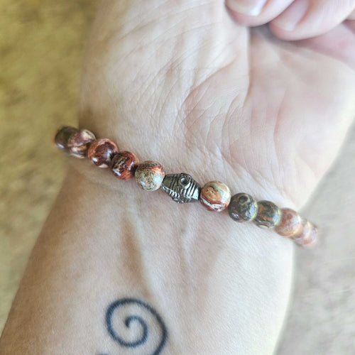 Leopard Skin Jasper Bracelet | Shamanic Journey