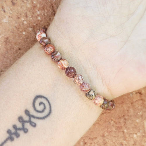 Leopard Skin Jasper Bracelet | Shamanic Journey