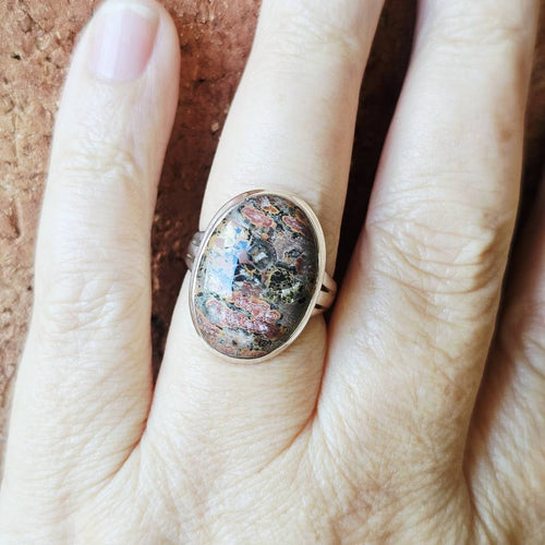 Leopard Skin Jasper Ring | Shamanic Energy