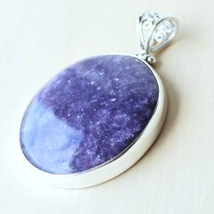 Lepidolite Pendant | Soothing Vibrations