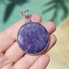 Lepidolite Pendant | Soothing Vibrations