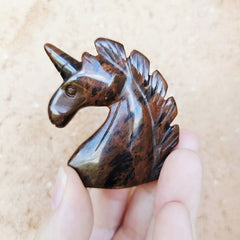 Mahogany Obsidian Unicorn | The Fireheart Unicorn