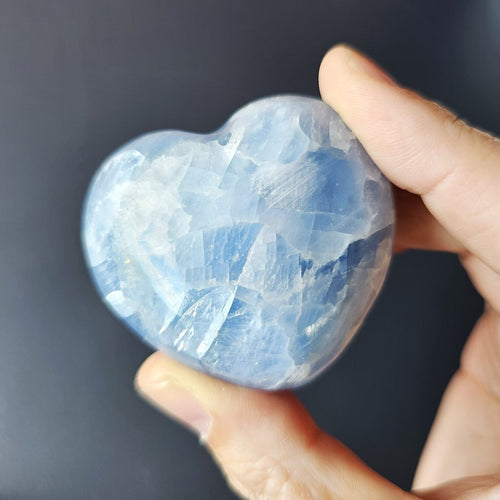 Medium Blue Calcite Hearts | Speak Easy