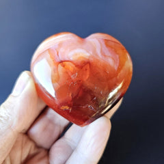Medium Carnelian Hearts | Creative Pulse