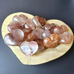 Medium Fire Quartz Hearts | Soul Spark