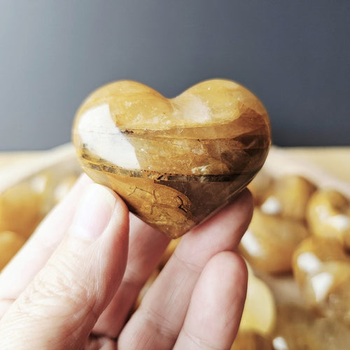 Medium Golden Healer Hearts | The Heart That Holds