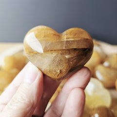 Medium Golden Healer Hearts | The Heart That Holds