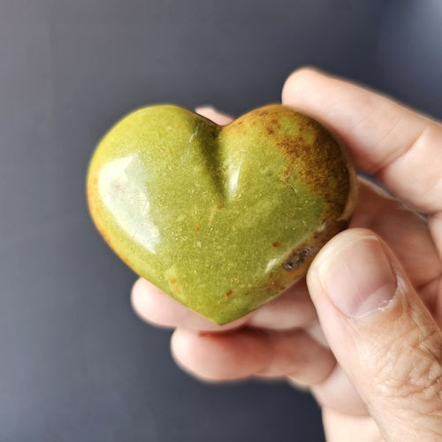 Medium Green Opal Hearts | Emotional Alchemy