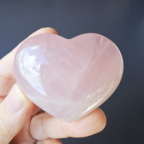 Medium Rose Quartz Hearts | Heart Awakening