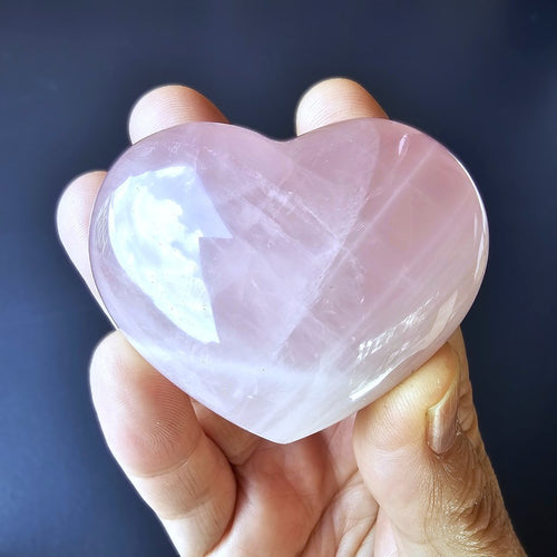 Medium Rose Quartz Hearts | Heart Awakening
