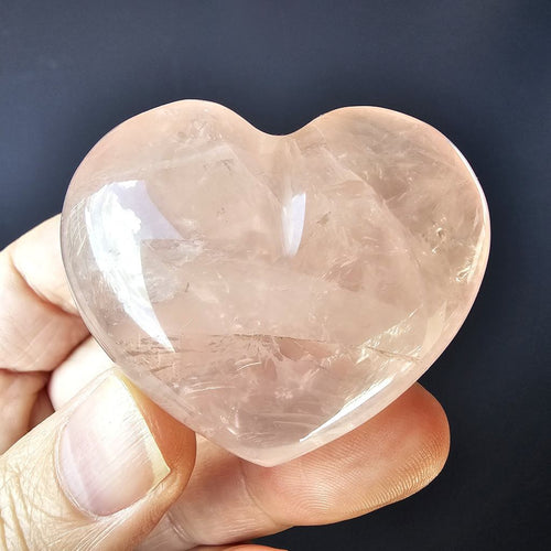 Medium Rose Quartz Hearts | Heart Awakening