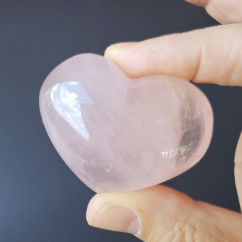 Medium Rose Quartz Hearts | Heart Awakening