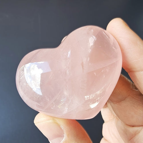 Medium Rose Quartz Hearts | Heart Awakening