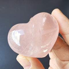 Medium Rose Quartz Hearts | Heart Awakening