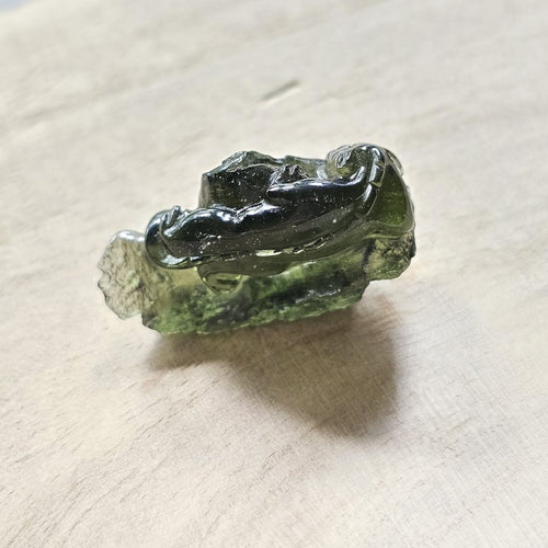 Moldavite | Dragon Carving 6g
