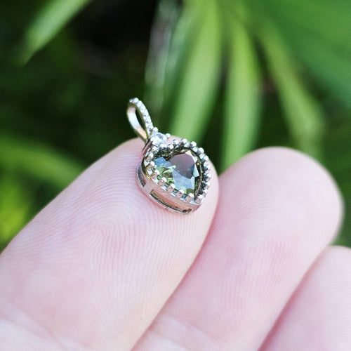 Moldavite Faceted Pendant | Soul Expansion