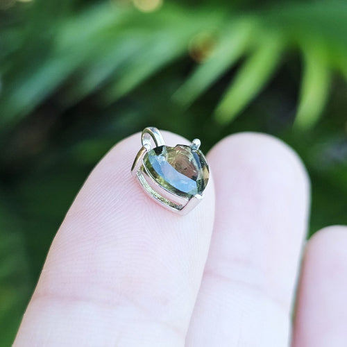 Moldavite Faceted Pendant | The Catalyst Necklace