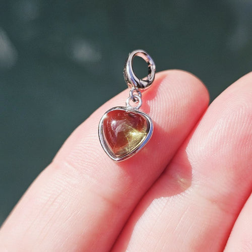 Moldavite Heart Pendant | The Timely Catalyst