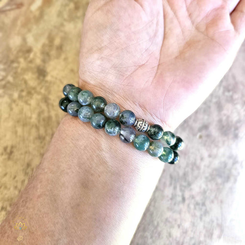 Moss Agate Bracelet | Strong & Steady
