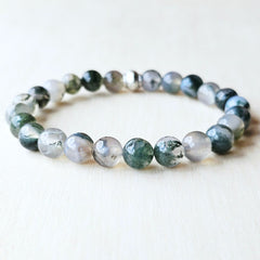 Moss Agate Bracelet | Strong & Steady