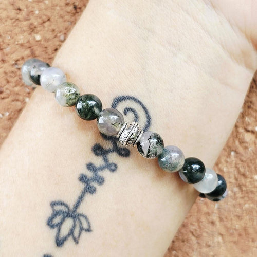 Moss Agate Bracelet | Strong & Steady