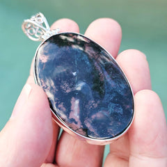 Moss Agate Pendant | Whisper Of The Forest
