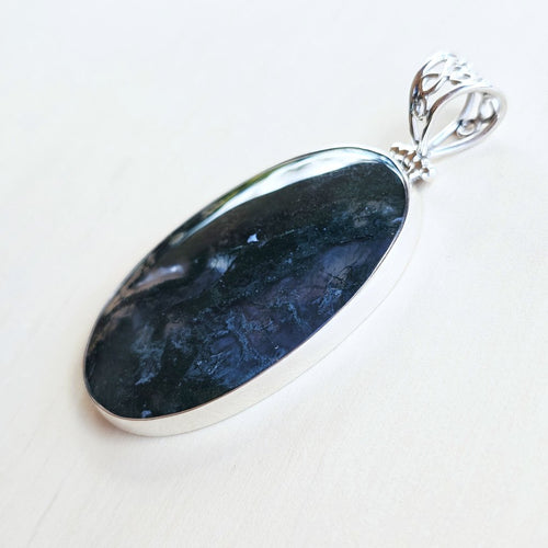 Moss Agate Pendant | Whisper Of The Forest