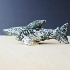 Moss Agate Shark