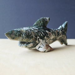 Moss Agate Shark
